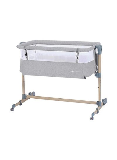 Buy Adjustable Bedside Crib With Airy Mesh, Transport Wheel And Accessories in Saudi Arabia