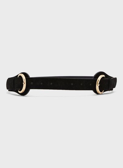 Buy Allocated Hole Belt Black in UAE