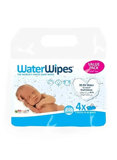 WaterWipes Textured, Sensitive, Unscented Baby and Toddler Soapberry Wipes, 9 Packs (540 Wipes) 540 Wipes (9 Pack)