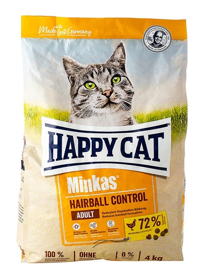 Buy Minkas Hairball Control Dry Food 4kg in UAE