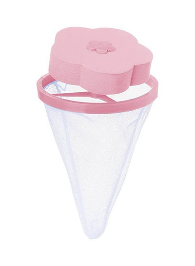 Buy Flower Shape Lint Catcher For Washing Machine Pink-White in Egypt