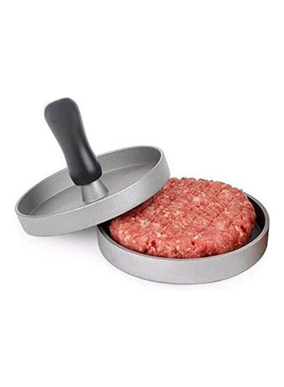 اشتري Hamburger Meat Press Kit Aluminum Alloy Round Shaped Convenient Maker Kitchen Tool Silver في السعودية