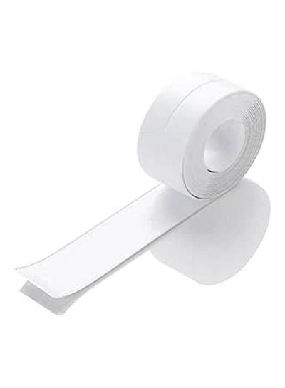 اشتري Tub and Wall Caulk Strip. Kitchen Caulk Tape Bathroom Wall Sealing Tape Waterproof Self-Adhesive Decorative Trim 22 mm White 3.2متر في مصر