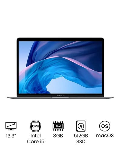 Buy MacBook Air 2020 13 Inch Intel 10th Gen i5 512GB SSD SSD 0GB  macOS MVH22AB/A Business Quad HD Retina Display English/Arabic Space Grey in Saudi Arabia