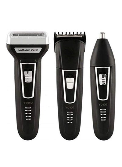 Buy YK-6558 3 In 1 Clipper And Trimmer Black in Saudi Arabia