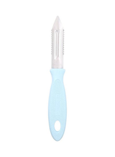 اشتري Stainless Steel Corer And Peeler With Plastic Handle Blue في مصر