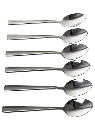 Buy Spoons Set 6 Pieces Silver in Egypt