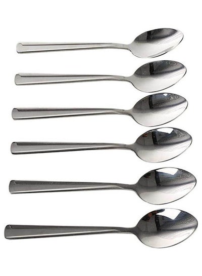 Buy Spoons Set 6 Pieces Silver in Egypt