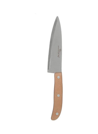 Buy Stainless Knife With Wooden Handle Beige in Egypt