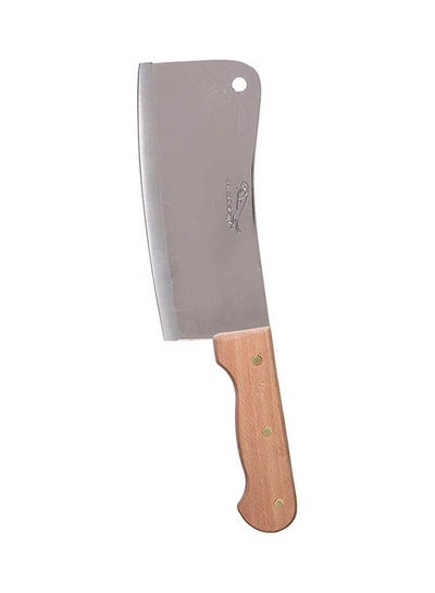 Buy Stainless Cleaver With Wooden Handle Beige in Egypt