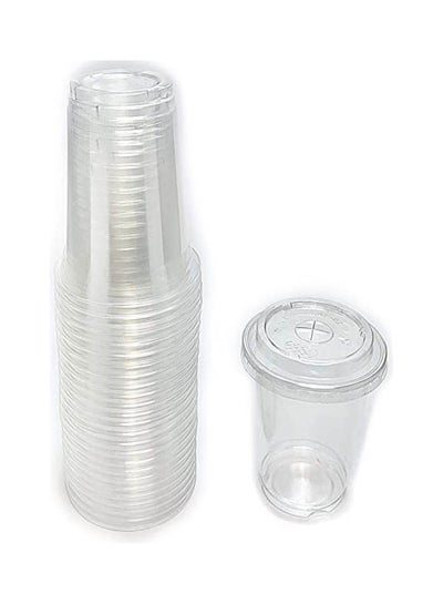 Buy Transparent Plastic Cup  100 Pcs Clear in Egypt