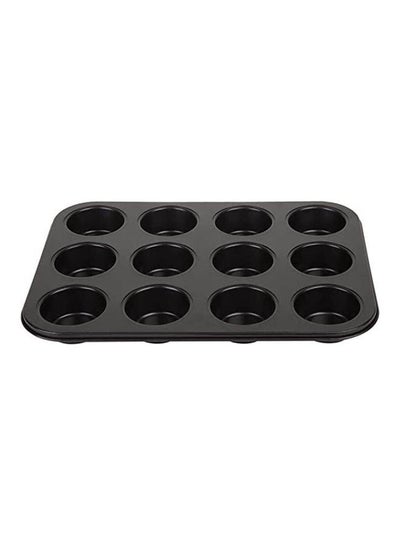 Buy Wuyi 12-Cup Muffin Pan Black in Egypt