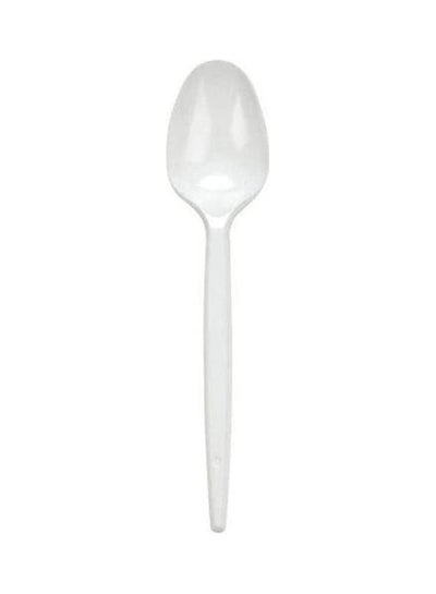 اشتري Plastic Tea Spoons White في مصر