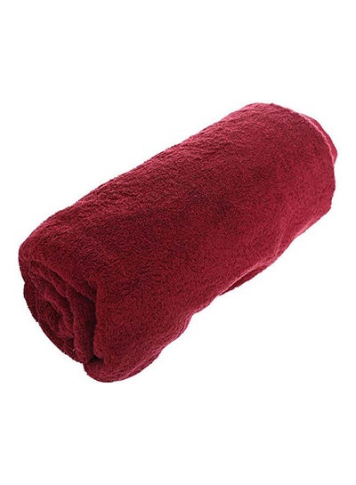 Buy Bath Towel Dark Red 90x150cm in Egypt