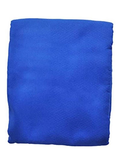 اشتري Microfiber Solid Pattern   Beach Towels Blue في مصر