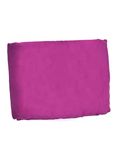 Buy Microfiber Solid Pattern   Beach Towels Pink in Egypt