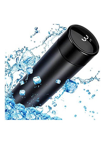 Buy Thermos Mug Smart Temperature Water Cup Black in Egypt