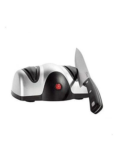 اشتري Electric 2 Stages Knife Sharpener Black-Silver في مصر