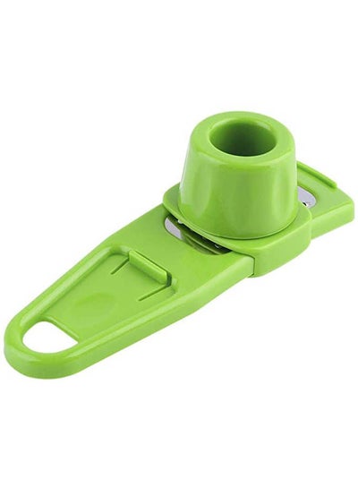 اشتري 1Pcs Home Kitchen Diy Garlic Press Chopper Cutter Garlic Grinding Hand Tool Green في مصر