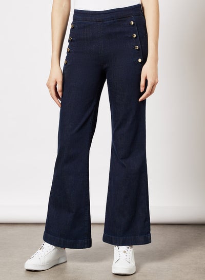 Buy High Waisted Bootcut Jeans Chrissy in UAE