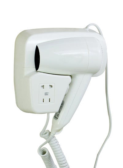 Buy Wall Mounted Hair Dryer White in Saudi Arabia