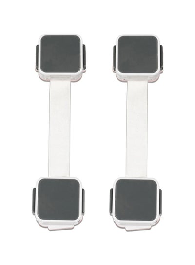 Buy Xtraguard Dual Locking Latch, Pack Of 2 - Grey/Black in Egypt