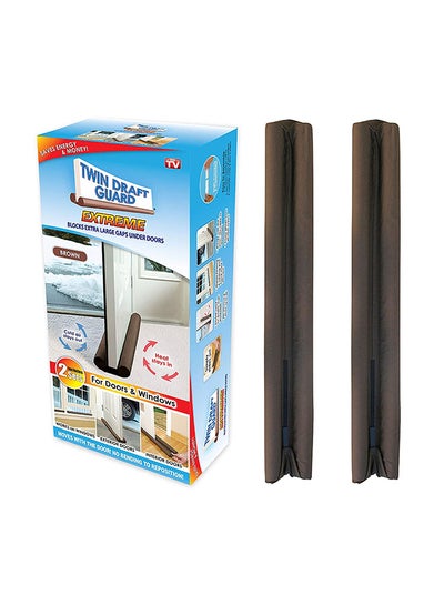 Buy Twin Draft Guard Extreme in Brown - Energy Saving Under Door Draft Stopper in Egypt