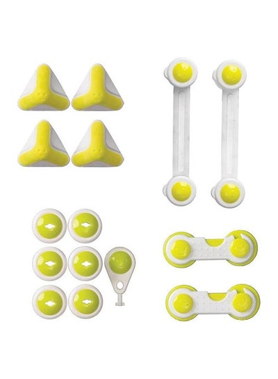 Buy Baby Safety Guard And Lock Kit - White/Yellow in Saudi Arabia