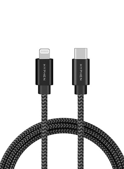Buy Type C to Lightning Fast Charging Cable - 2m Black in UAE