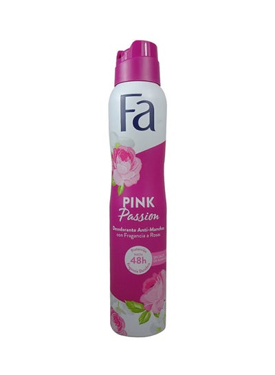 Buy Pink Passion, Rose Scent Deodorant 200ml in UAE