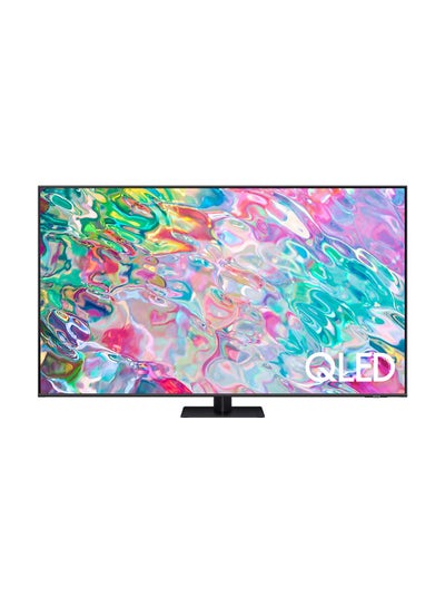 اشتري تلفزيون ذكي Q70 بشاشة QLED مقاس 55 بوصة وبجودة 4K (إصدار 2022) QA55Q70BAUXZN رمادي تايتان في الامارات