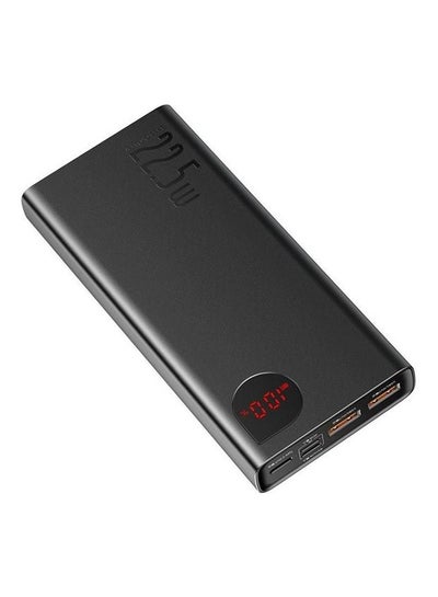 Buy 20000.0 mAh 20000mAh Type-C PD Portable Charger with LED Display,22.5W Adaman Series 3 USB Port External Battery Pack Compatible for Switch, iPhone 13/12/11/iPad, Galaxy S21/S20/S10 and More Black in Saudi Arabia