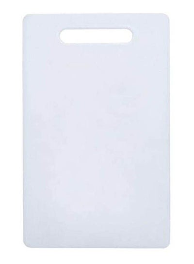 Buy Plastic Cutting Board White 37 x 21 x 1.5cm in Egypt