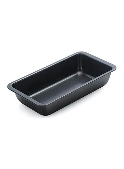 اشتري Rectangular Oven Baking Pan Steel Trays Cookie Cake Pan Shallow Oven Tray Black في مصر