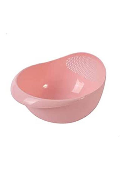 Buy Rice Washer Strainer Kitchen Cleaning Tools Vegetable Fruit Strainer Kitchen Tool Pink in Egypt