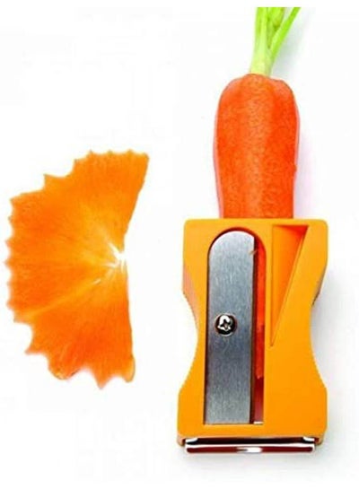 Buy Sharpener Shaped Carrot Curl Slicer Orange in Egypt