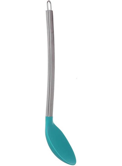 Buy Cooking Spoon With Stainless Steel Handle Blue in Egypt