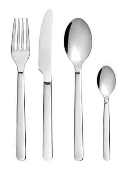 Buy Cutlery Set 24 Pieces Silver in Egypt