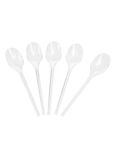 Buy Disposable Spoons 25 Pieces White in Egypt