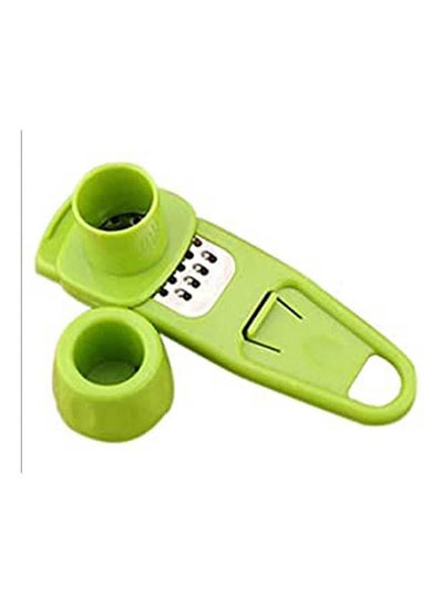 اشتري Garlic 1Pc Multi Functional Ginger Garlic Grinding Grater Planer Green في مصر