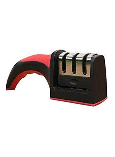 Buy Kitchen Knife Sharpener Professional 3 Stage Sharpening System For Steel Knives Multicolour in Egypt