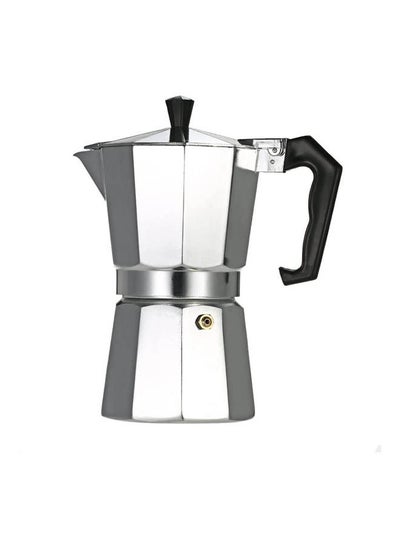 اشتري 3-Cup Aluminum Espresso Percolator Coffee Stovetop Maker Silver في مصر