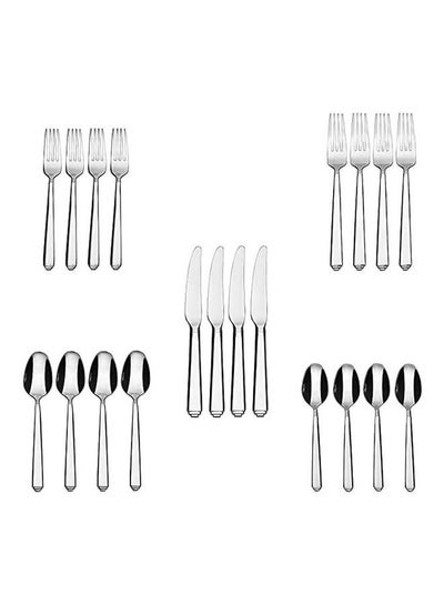 اشتري 20 Pcs Flatware Set Silver في مصر