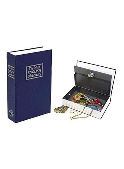 اشتري Small Metal Safe In The Form Of A Real Book To Save Money Blue في مصر