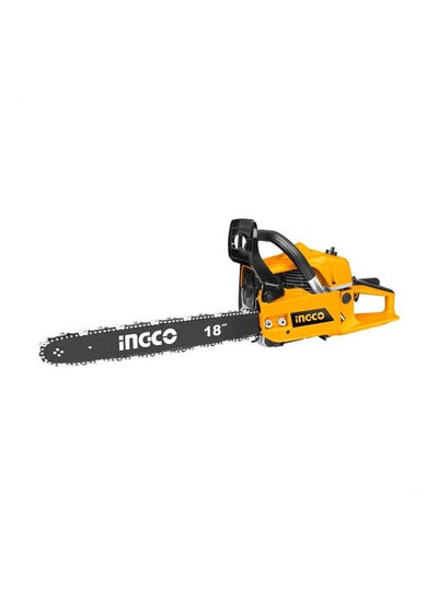 اشتري Gcs45185 Gasoline Chain Saw - 1800 Watt Yellow/Multicolour في مصر