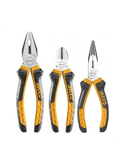 Buy Hkps08318 Pliers Set - 3 Pieces Multicolour in Egypt