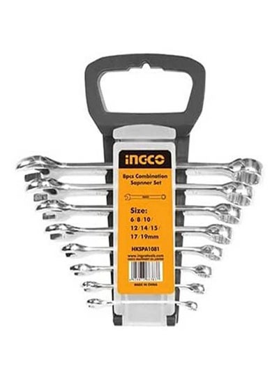 Buy Hkspa1082 Offset Ring Spanner Sets 8 Pieces) Multicolour in Egypt