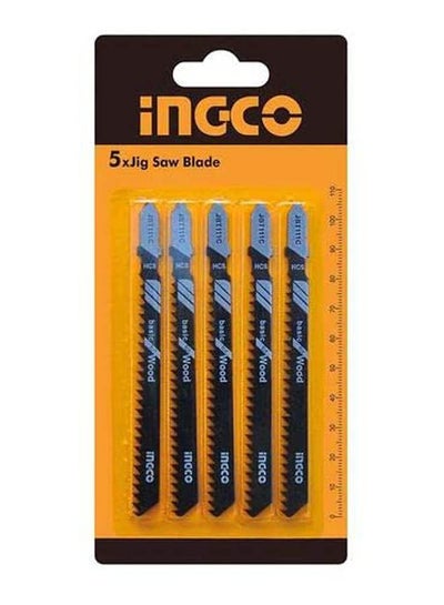 اشتري Jig Saw Blade Set 6 Pieces Jbt111C Black/Silver في مصر