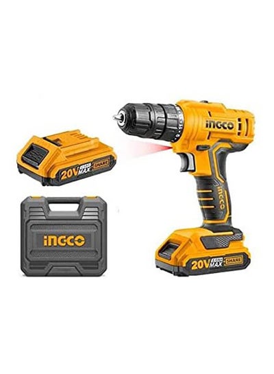 Buy Lithium-Ion Cordless Drill Black/Yellow in Egypt