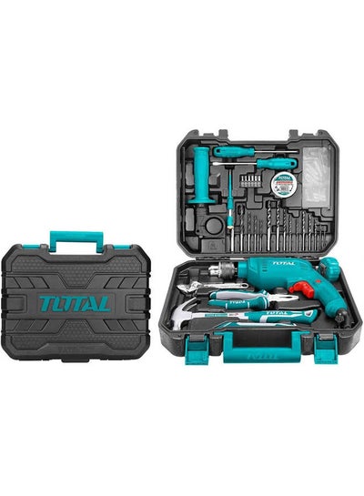 Buy Impact Drill With 115 Pcs Tools Set BLue 13ml in Egypt